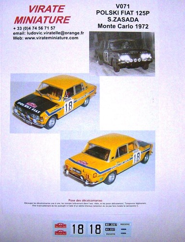 V071 polski fiat 125p - v071,