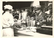 1939 MILANO Loggia dei Mercanti - Settimana del pesce - Banco frutti di mare