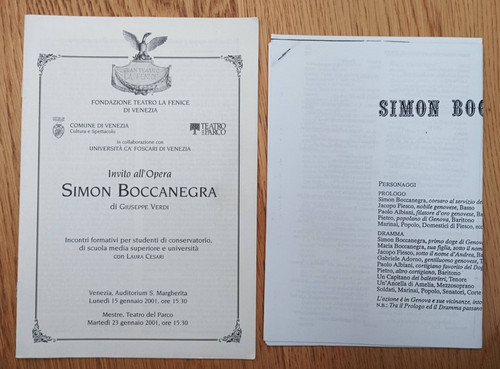 Invito all opera simon - all'opera:,