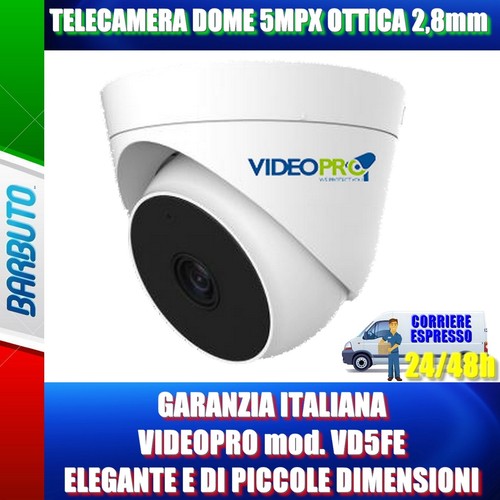 Telecamera dome 5mpx ottica - telecamera,