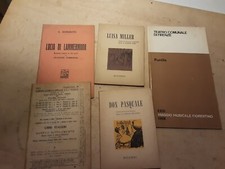 4 VECCHI LIBRETTI DA OPERA E 1
