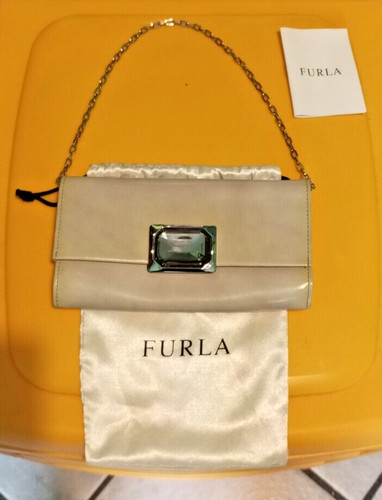 Furla pochette colore beige - colore,