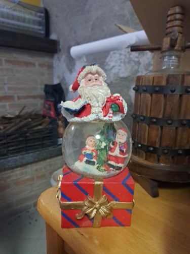 Palla vetro con neve - palla,
