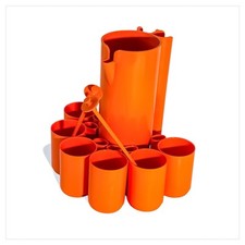 Set Caraffa Bicchieri Vintage