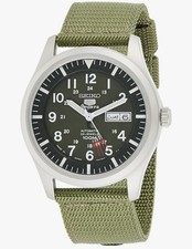 Orologio sportivo automatico militare uomo SEIKO 5 SNZG09J1/senza scatola