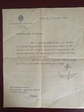 Lettera firmata da Falcone Lucifero