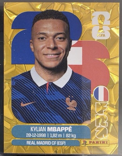 Panini gold foil kylian - panini,