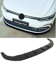 Lama Anteriore Tuning per VW GOLF 8 MK8 dal 2020 GTD / GTI, R LINE Nero Lucido