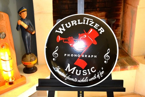 Plaque émaillée wurlitzer - plaque,