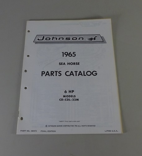 Catalogo ricambi omc johnson - omc,