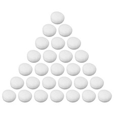 Punteggi di palle di neve da 50 pezzi di palle di neve giocattoli finti