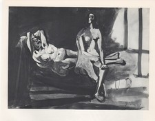 Pablo Picasso - Due donne nude  - Litografia