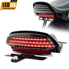 Supporto luce posteriore LED rosso per Harley Davidson Dyna Fat Bob FXDF parafango tri-bar