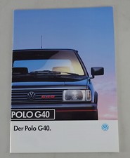 Depliant / Brochure VW POLO