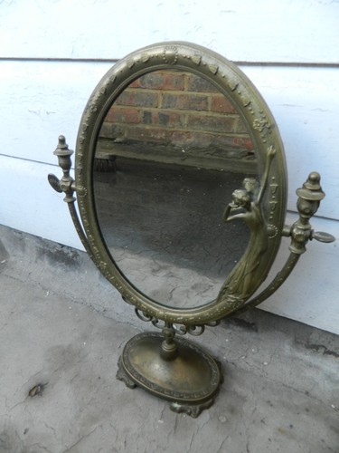 Vintage brass art nouveau - vintage,