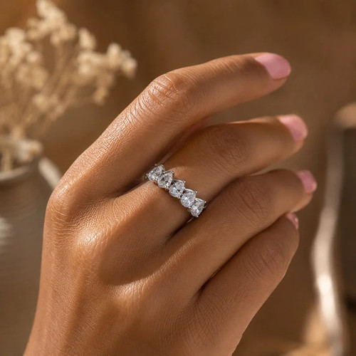 Anello mezza eternità - , 18