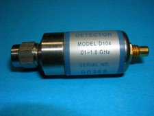 Krytar r D104 0.1 to 1.0 GHz, SMA (M) SMC (M), Neg. Polarity RF Detector. Tested