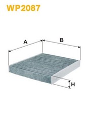 WP2087 FILTRO ABITACOLO PER