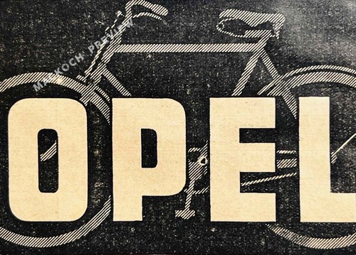 Pubblicità bici opel - bici,