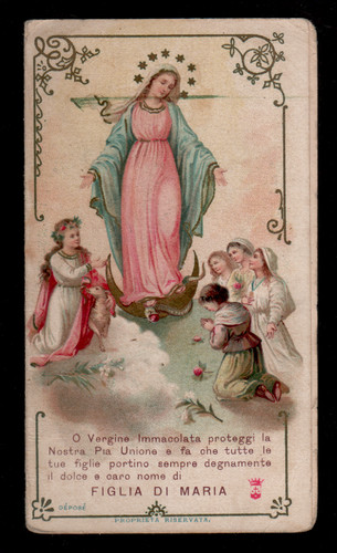 Santino holy card santa - santino,