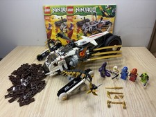 Lego Ninjago Ultra Sonic Raider 9449 con minifigure e istruzioni!