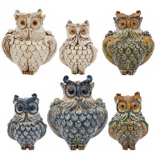 GUFO CERAMICA CALTAGIRONE VARI COLORI E MISURE