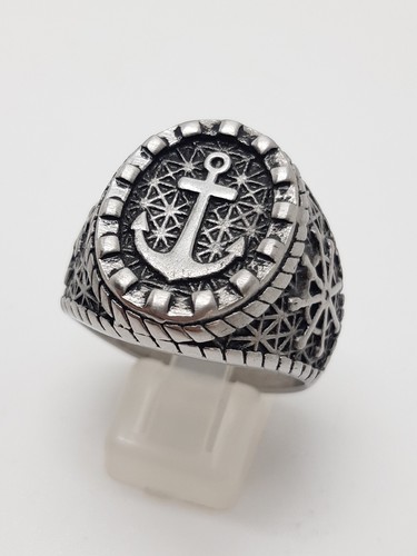 Anello uomo acciaio - in,