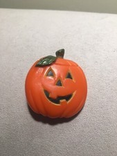 Spilla in bachelite zucca Halloween anni '50