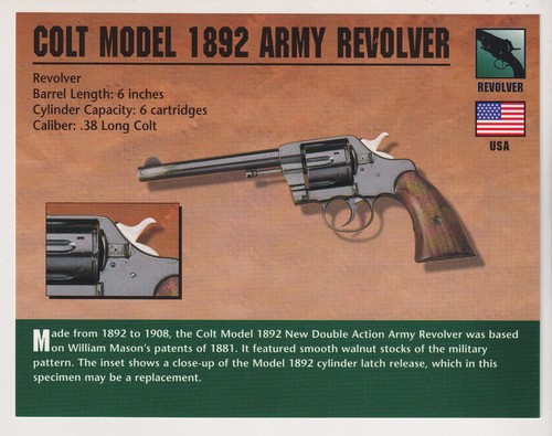 Colt model 1892 esercito - model,