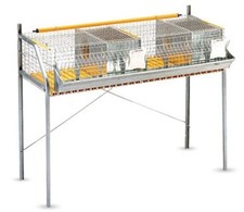 GABBIA PER  2 CONIGLI FATTRICI