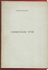 Curriculum Vitae SANDRO PELLICCIONI - Titoli Pubblicazioni - BOLOGNA 1967