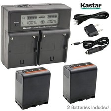 LCD Dual Charger & 2 Battery