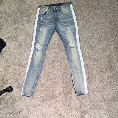 Jeans skinny blu chiaro