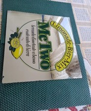 SPECCHIO CON DISEGNO (LIMONADE-BIER-MIX) USATO GUARDA BENE FOTO. 