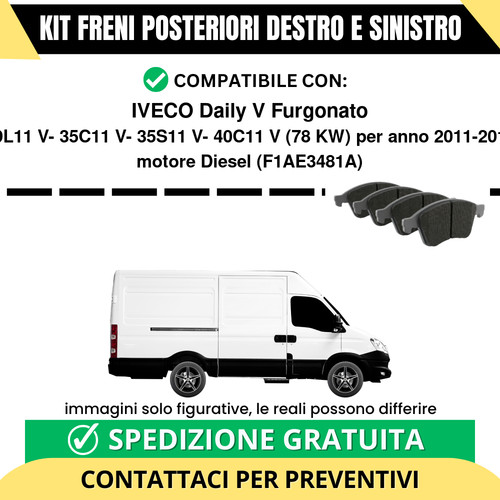 Pastiglie freno posteriori - pastiglie,