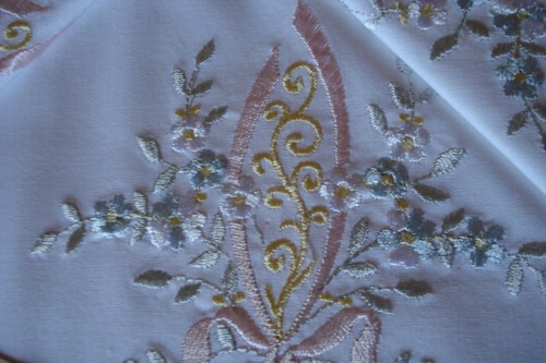 Stupende lenzuola ricamo - ,