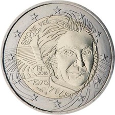 2 euro Francia 2018 Simone Veil