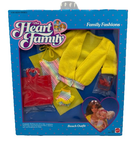 The heart family barbie - family,