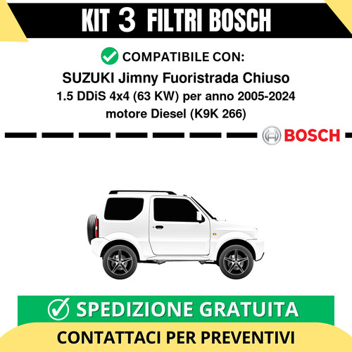 Kit bosch filtri tagliando - bosch,