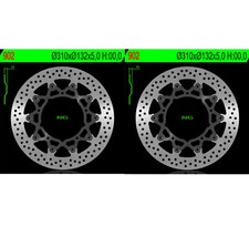 COPPIA DISCHI FRENO NG