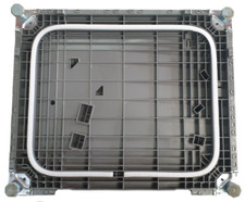 BASE INFERIORE CON PIEDINI COLORE GRIGIO PER LAVATRICE DAYA DSW-610