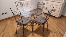 Tavolo pranzo rotondo con 4 - tavolo,