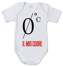 BODY tutina bimbo neonato J2151 Il Mio Cuore Hastag Virale Happiness Supreme 