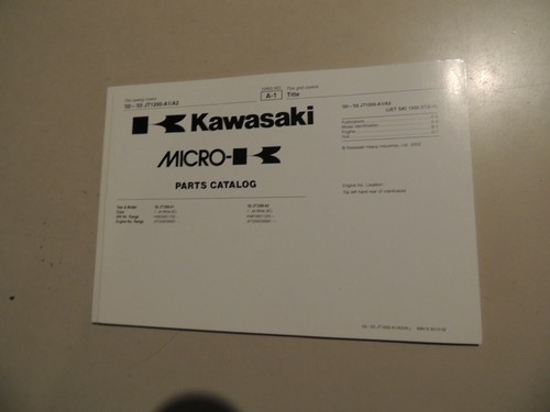 Parts catalog kawasaki jetski - parts,