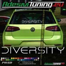 Adesivo Diversity (Parabrezza Anteriore / Lunotto Posteriore)