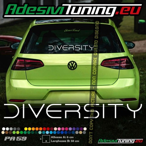 Adesivo diversity parabrezza - diversity, (parabrezza