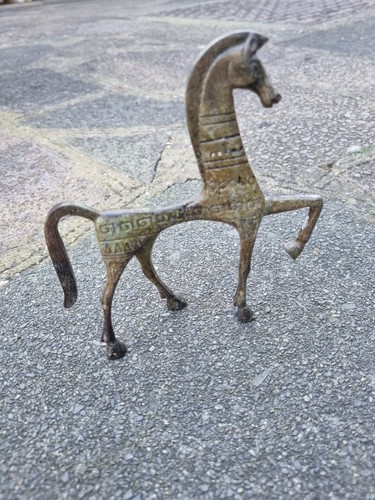 Mid century bronze brass - mid, green