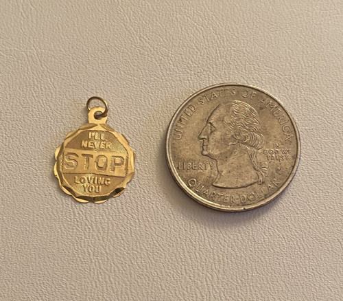 Charm oro massiccio - 14, kt