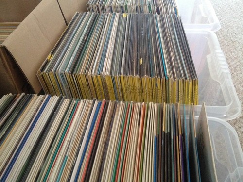 Vinyl records store - store, lps