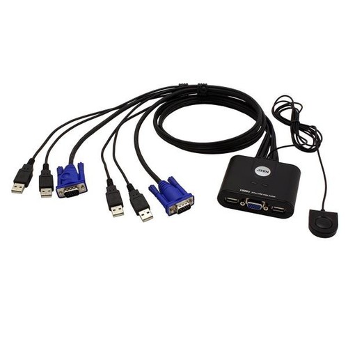 Aten cs22u kvm switch porte - switch, 2